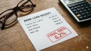 한국은행 기준금리는 3.5%인데, 왜 내 대출금리는 6%일까?: 금리 계산의 비밀