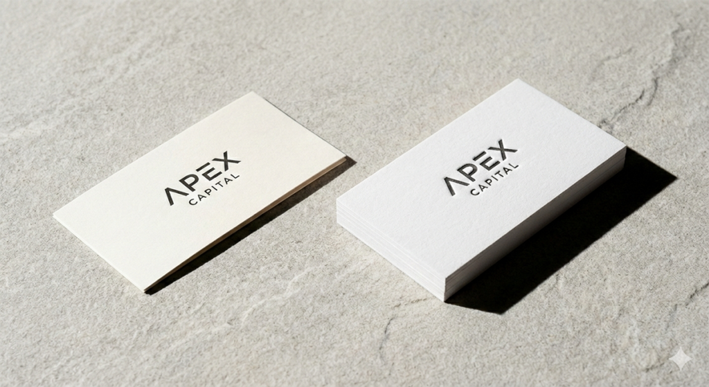 일반종이와 합지된 종이 두께비교