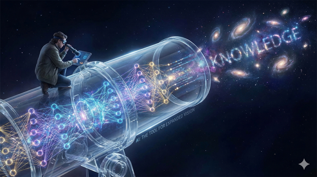 AI 도구와 협업하며 업무 방식을 혁신하는 사람