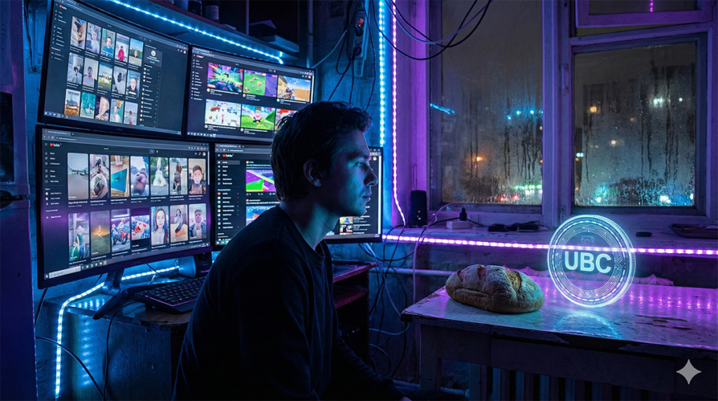 우리는 기본소득이라는 빵과 알고리즘이라는 서커스에 길들여질지도 모른다.